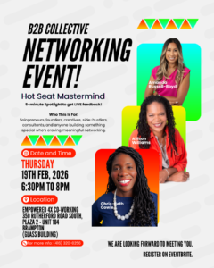 The B2B Women’s Collective Networking Event >>> Thrive & Connect @ EMPOWERED 4X CO-WORKING